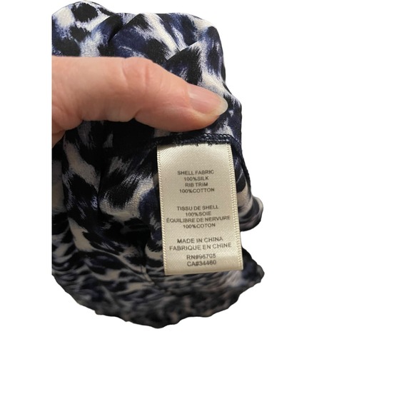 Rebecca Taylor 100% silk short sleeve leopard print shirt - Picture 8 of 9